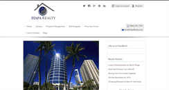 Desktop Screenshot of haparealty.com